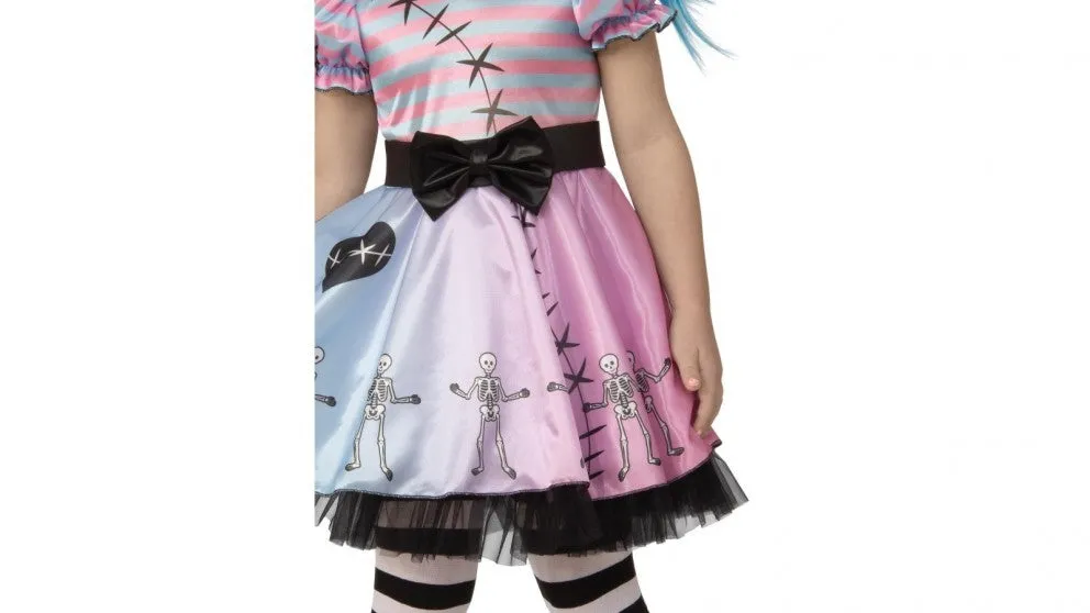Little Blue Skelly Cpstume for Girls