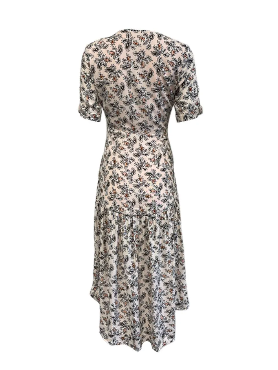 LOST IN LUNAR Women's Pink Printed Asymmetrical Hem Dress Size XS NWT