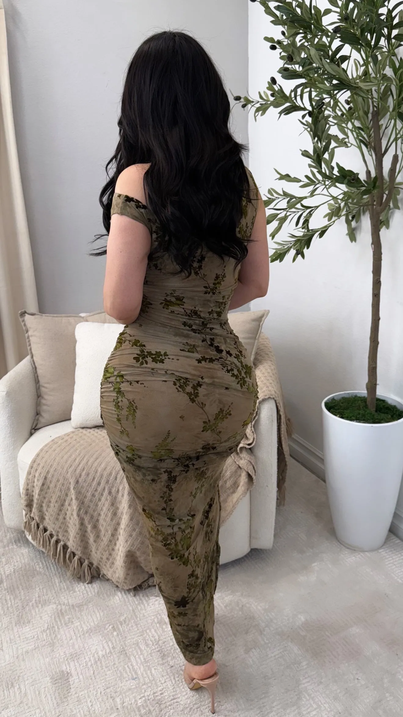 LYNETTE BROWN DRESS