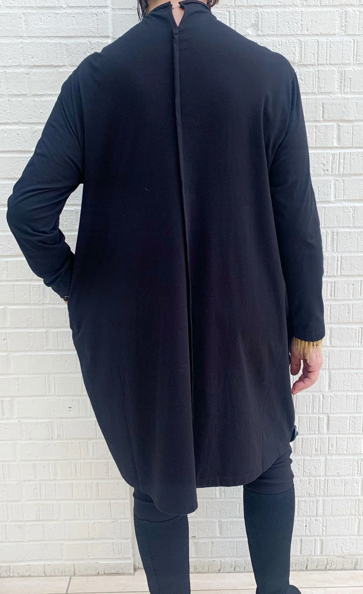 Moyuru Black & White Scribble Dress