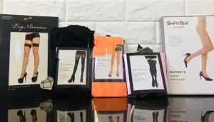 New in packages! 7 Pairs total all One size 90-165 lbs Leg wear by Leg Avenue & Ha Wa! Ha Wa Panty Hose includes 3 Pairs Pantyhose in Nude!