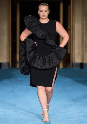 One Shoulder Ruffle Peplum Dress