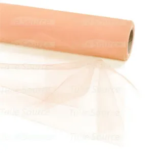 Peach Tulle Fabric