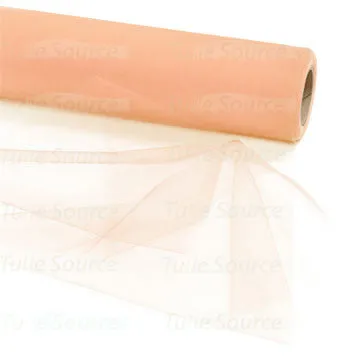 Peach Tulle Fabric