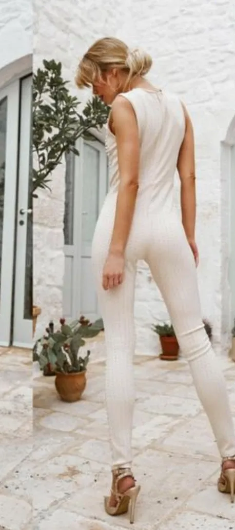 Pearl Tone Jumpsuit