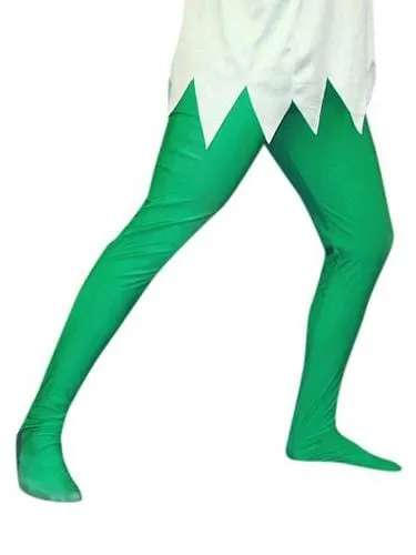Peter Pan Green Tights Elf Fancy Dress Costume Accessory