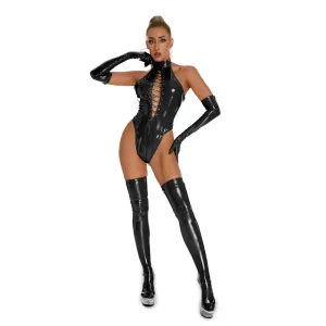 Plus Size, Shiny Leather, PU Underwear