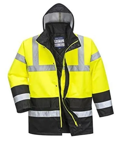 Portwest Hi Vis Contrast Two Tone Traffic Jacket - S466