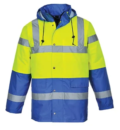 Portwest Hi Vis Contrast Two Tone Traffic Jacket - S466