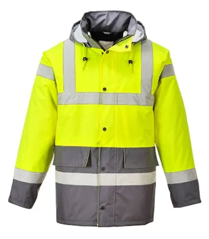 Portwest Hi Vis Contrast Two Tone Traffic Jacket - S466