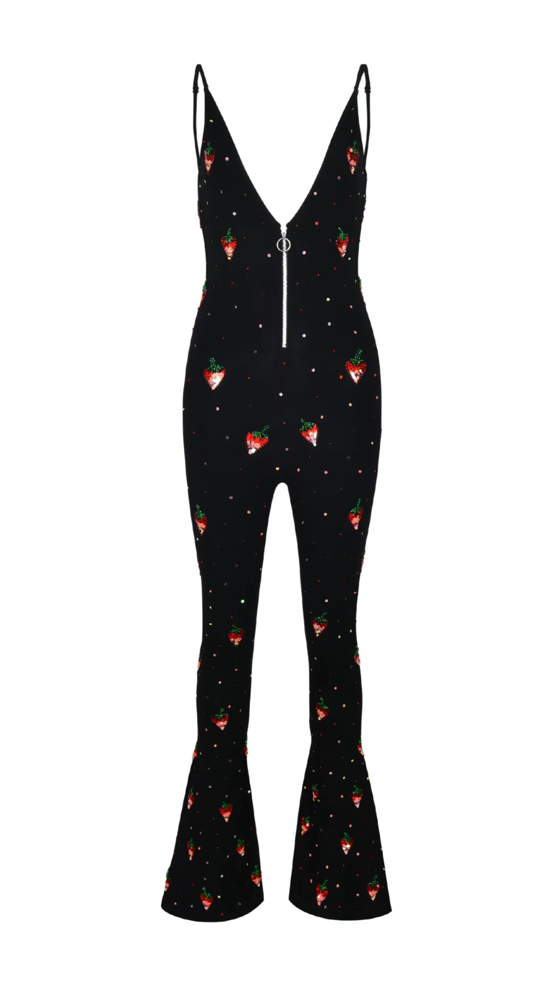 PRE-ORDER / SOLÈNE STRAWBERRY ZIPPY JUMPSUIT