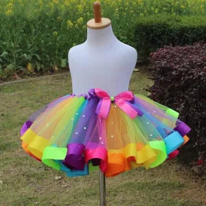 Rainbow Tutu Skirt - The Diamond Edition