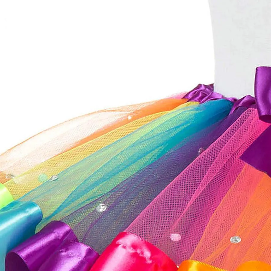 Rainbow Tutu Skirt - The Diamond Edition