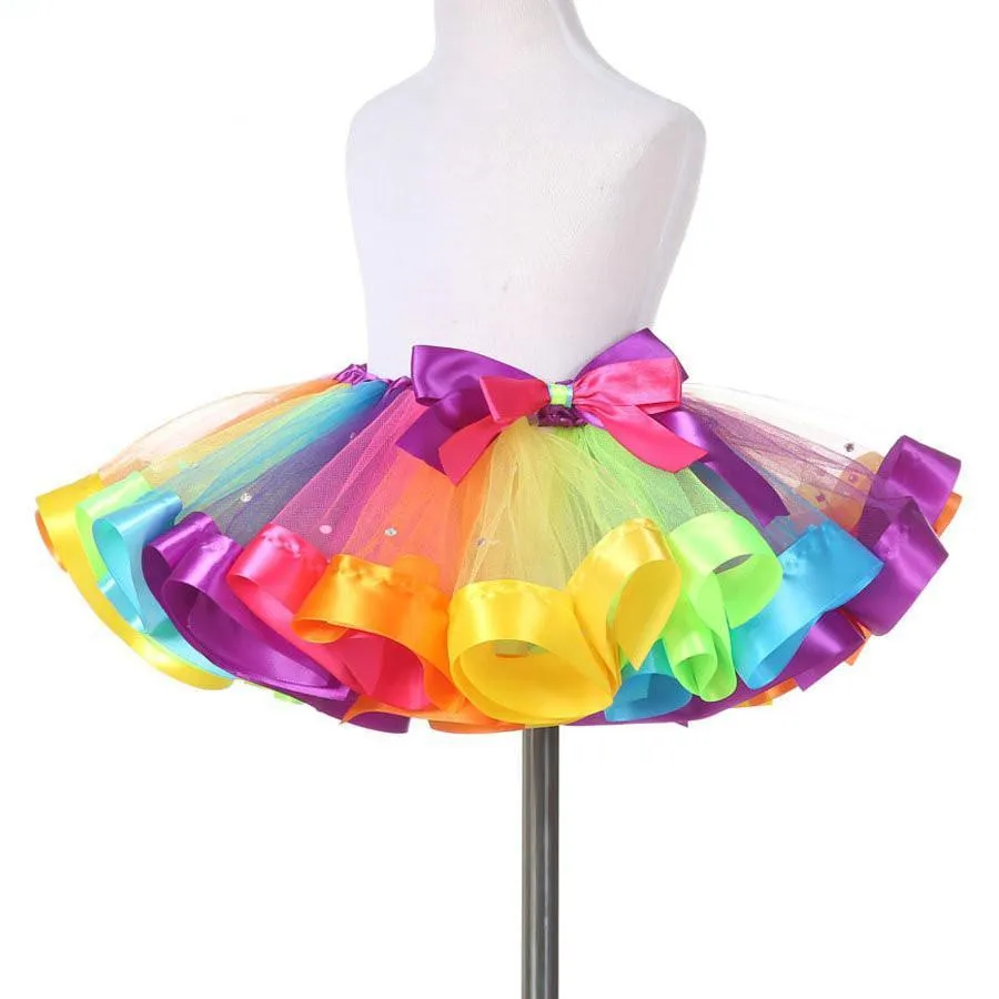 Rainbow Tutu Skirt - The Diamond Edition