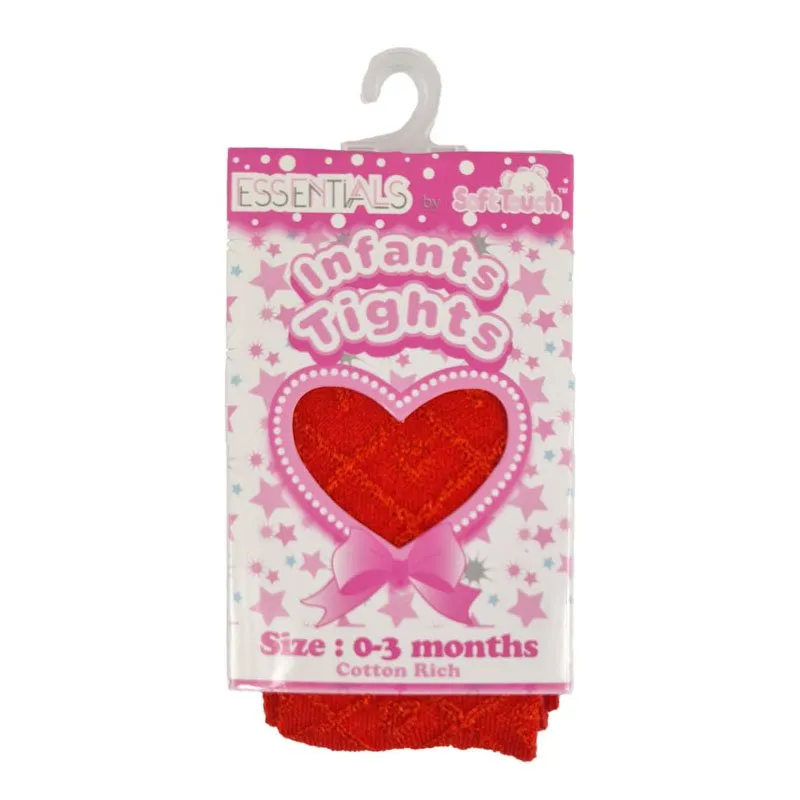 Red Shiny Diamond Tights (PK6) (NB-24m) T32-R