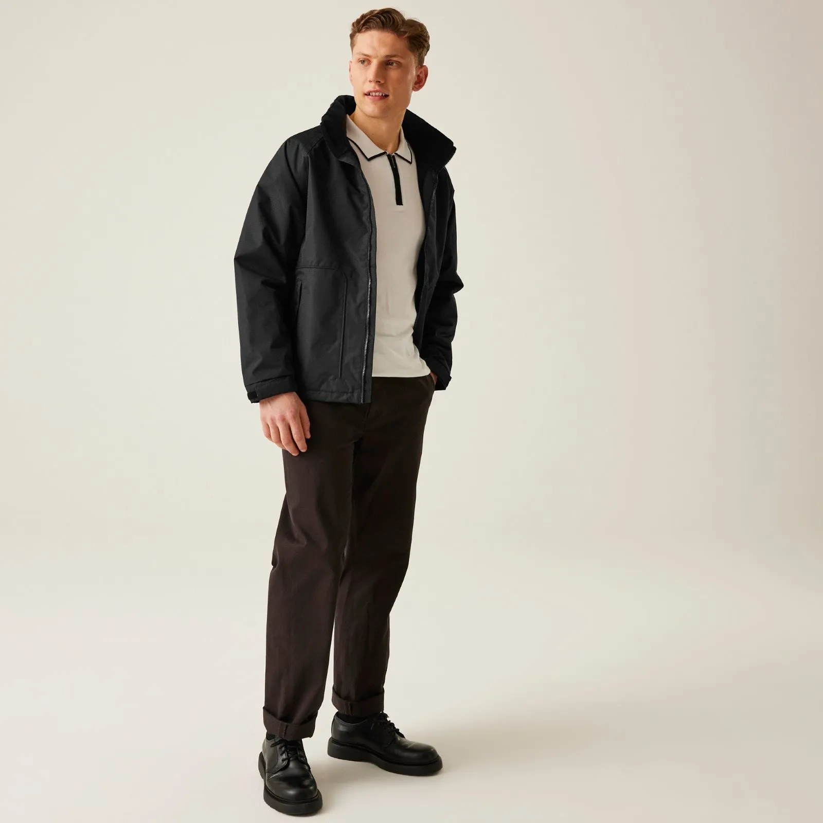 Regatta Professional Mens Hudson Fleece Lined Waterproof Jacket