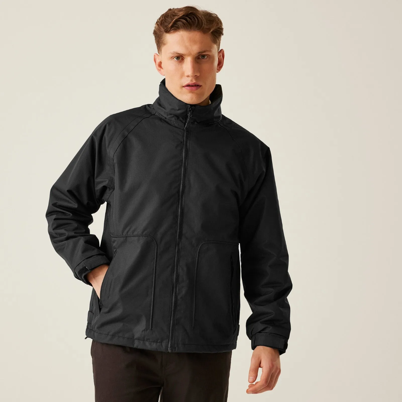 Regatta Professional Mens Hudson Fleece Lined Waterproof Jacket