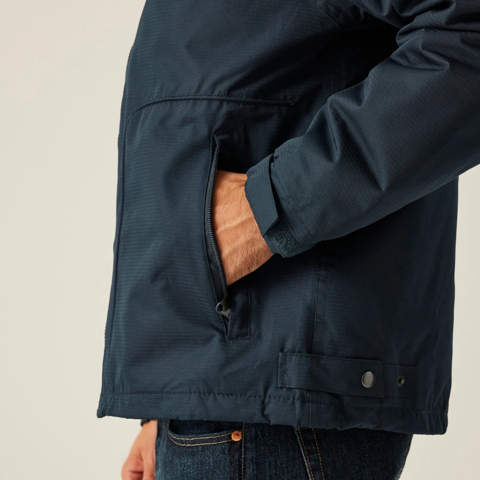 Regatta Professional Mens Hudson Fleece Lined Waterproof Jacket