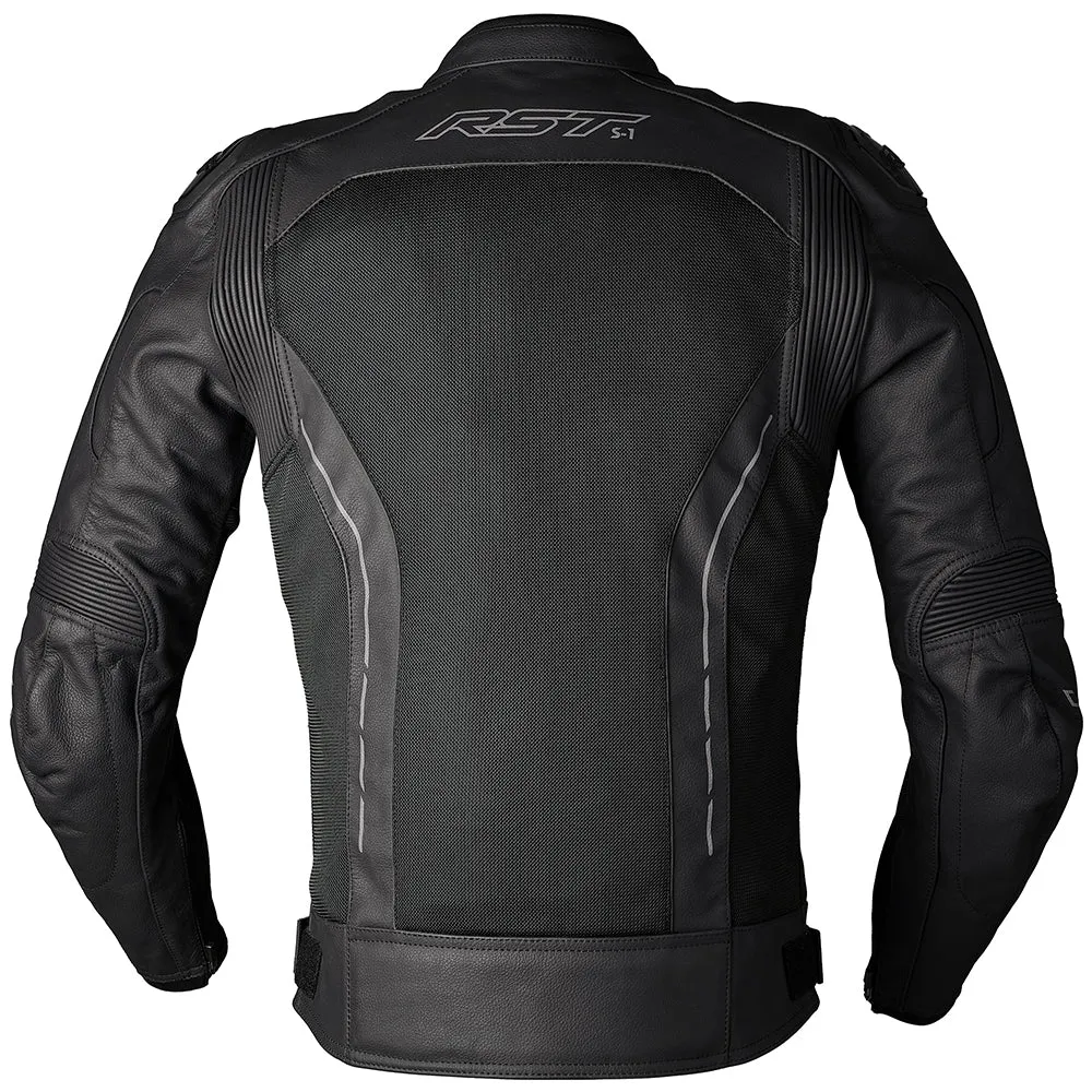 RST S1 MESH CE LEATHER JACKET [BLACK]