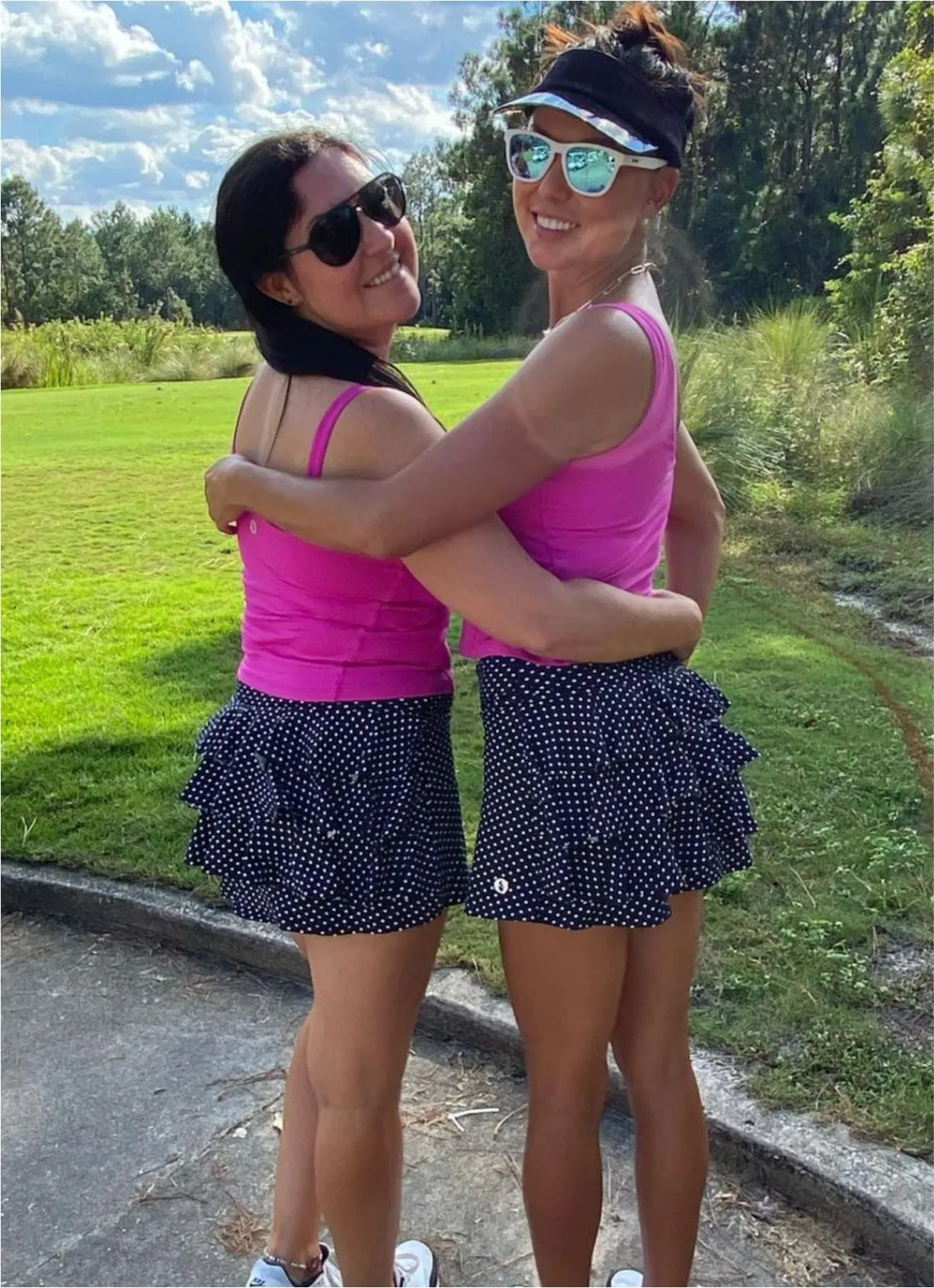 Shakira Skirt / Skort (Black Polka dot) 13.5" - Petite