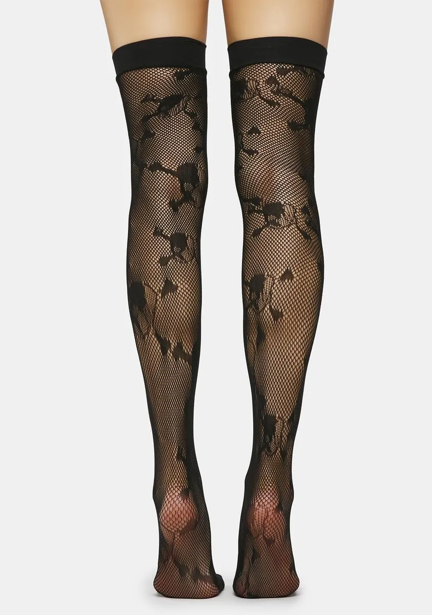 Skull Fishnet - Leggings