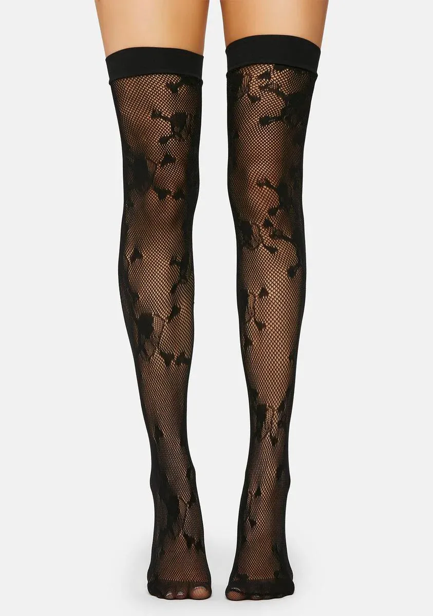 Skull Fishnet - Leggings