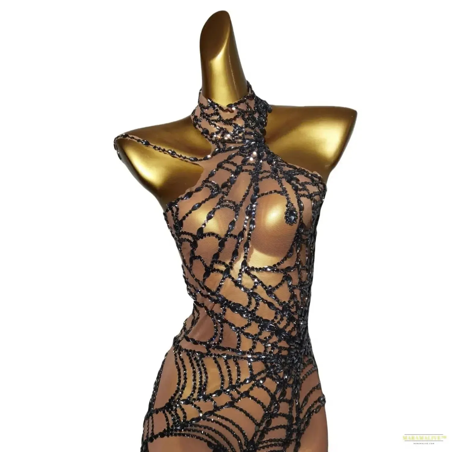 Sparkly Diamonds Stretchy Jumpsuit Women Performance Dance Costume Sleeveless Rompers Party Birthday Outfit Stage Wear