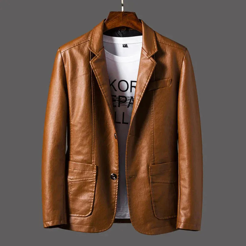 Stylish men's leather jacket - want