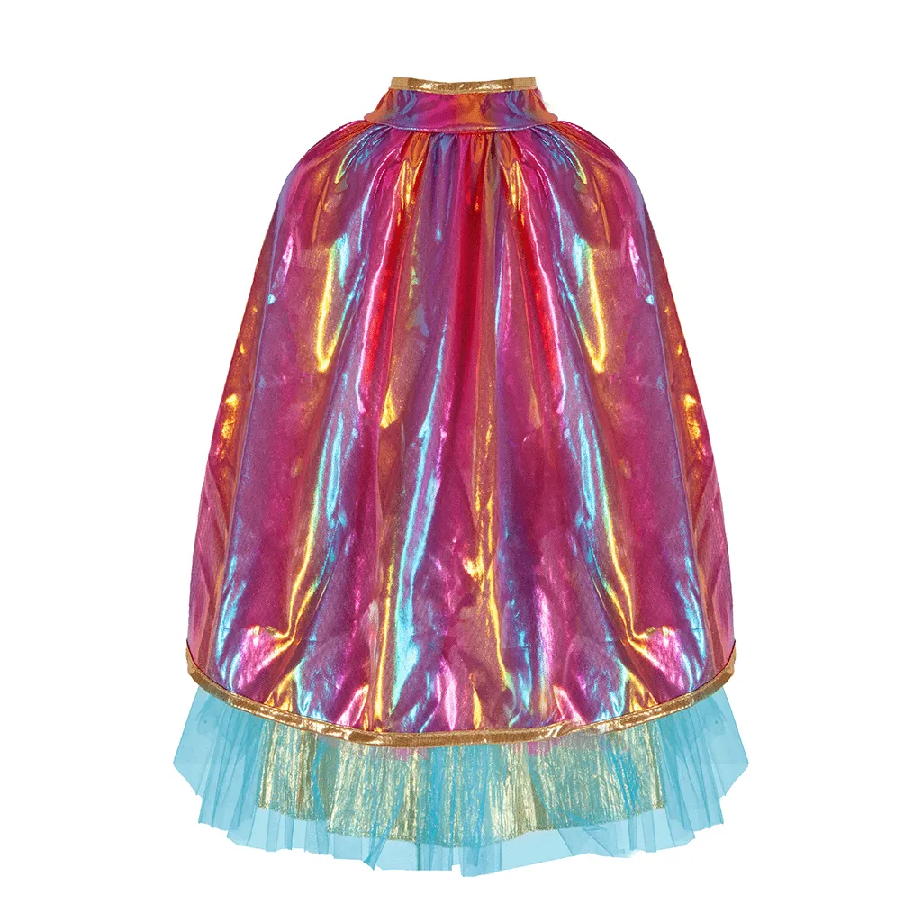 Super-Duper Tutu with Cape & Mask (Pink/Gold)