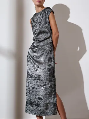 The Trey Draped Waist Dress