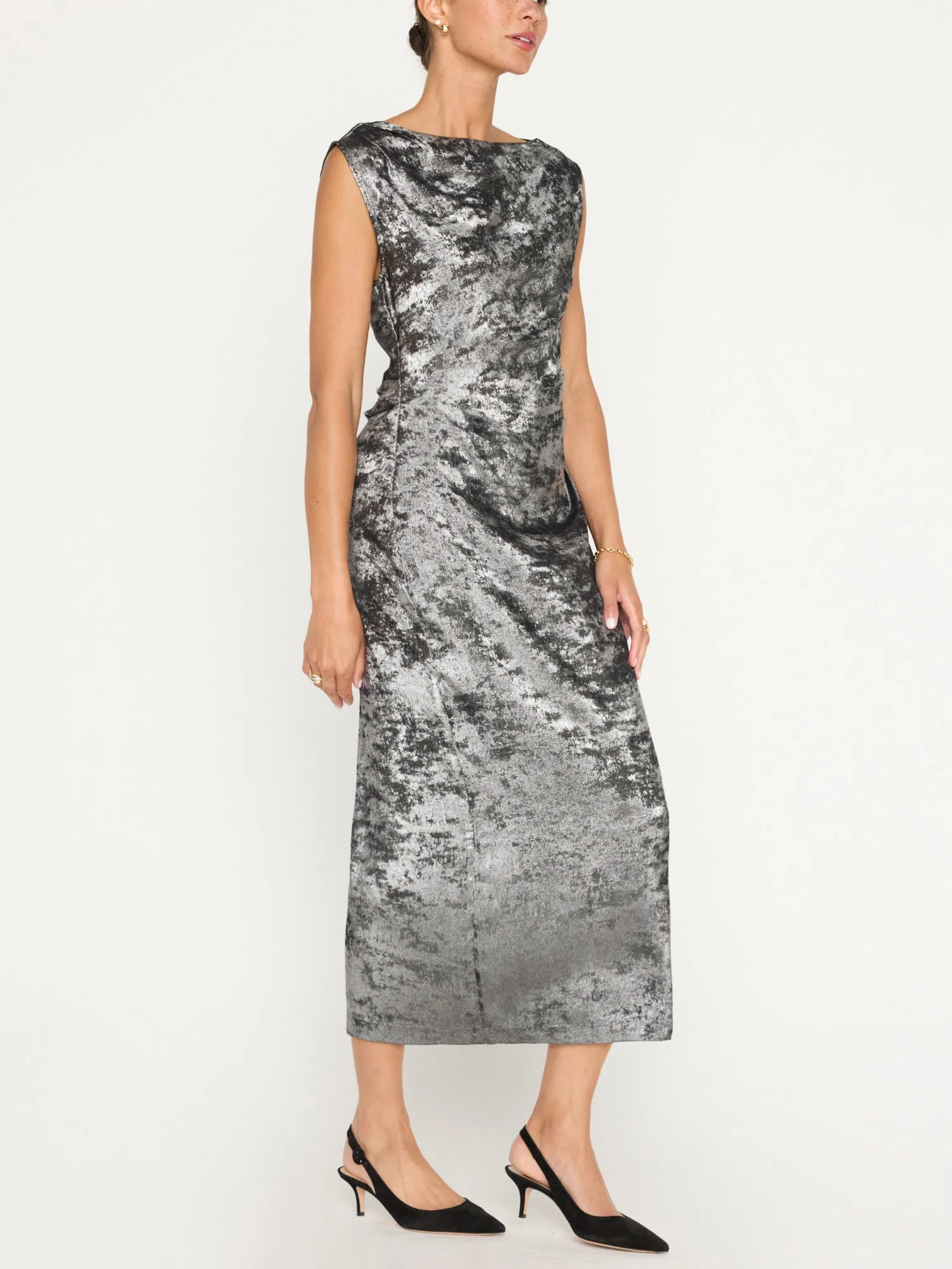 The Trey Draped Waist Dress