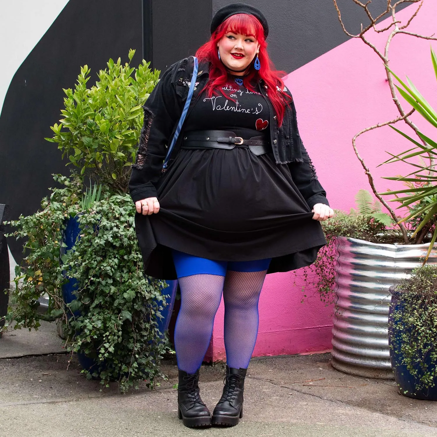 Thighs the Limit Fishnets - Arabesque