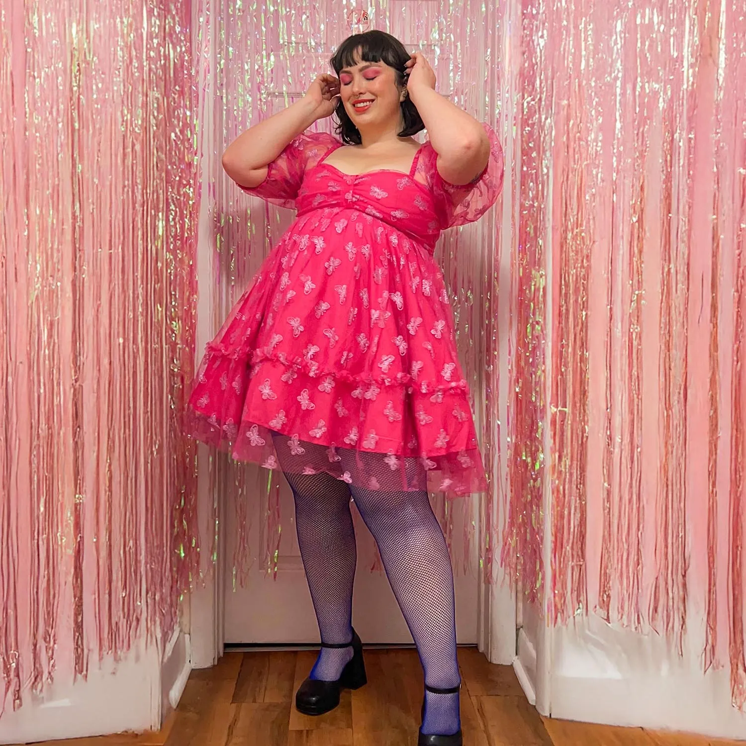 Thighs the Limit Fishnets - Arabesque