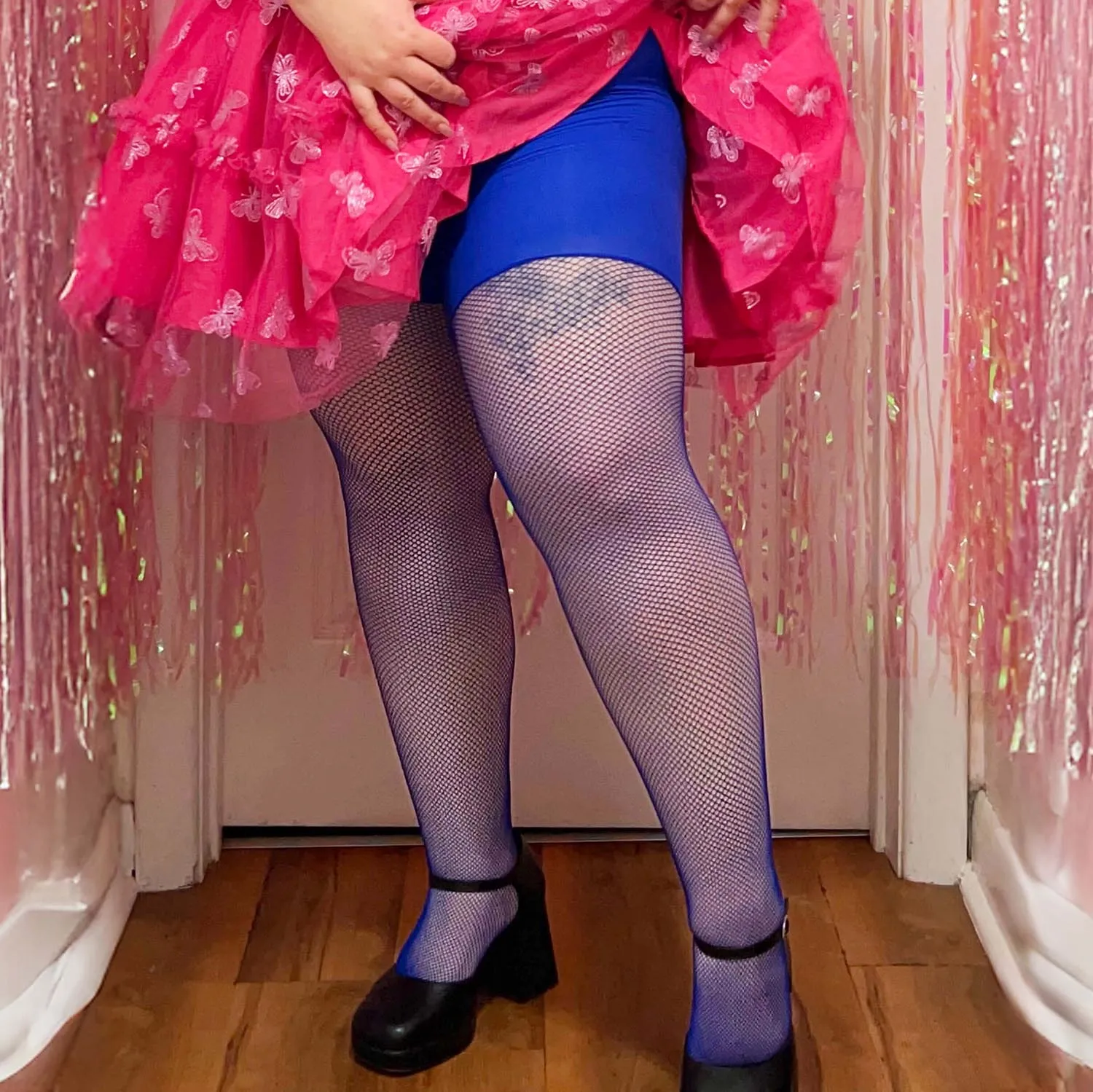 Thighs the Limit Fishnets - Arabesque