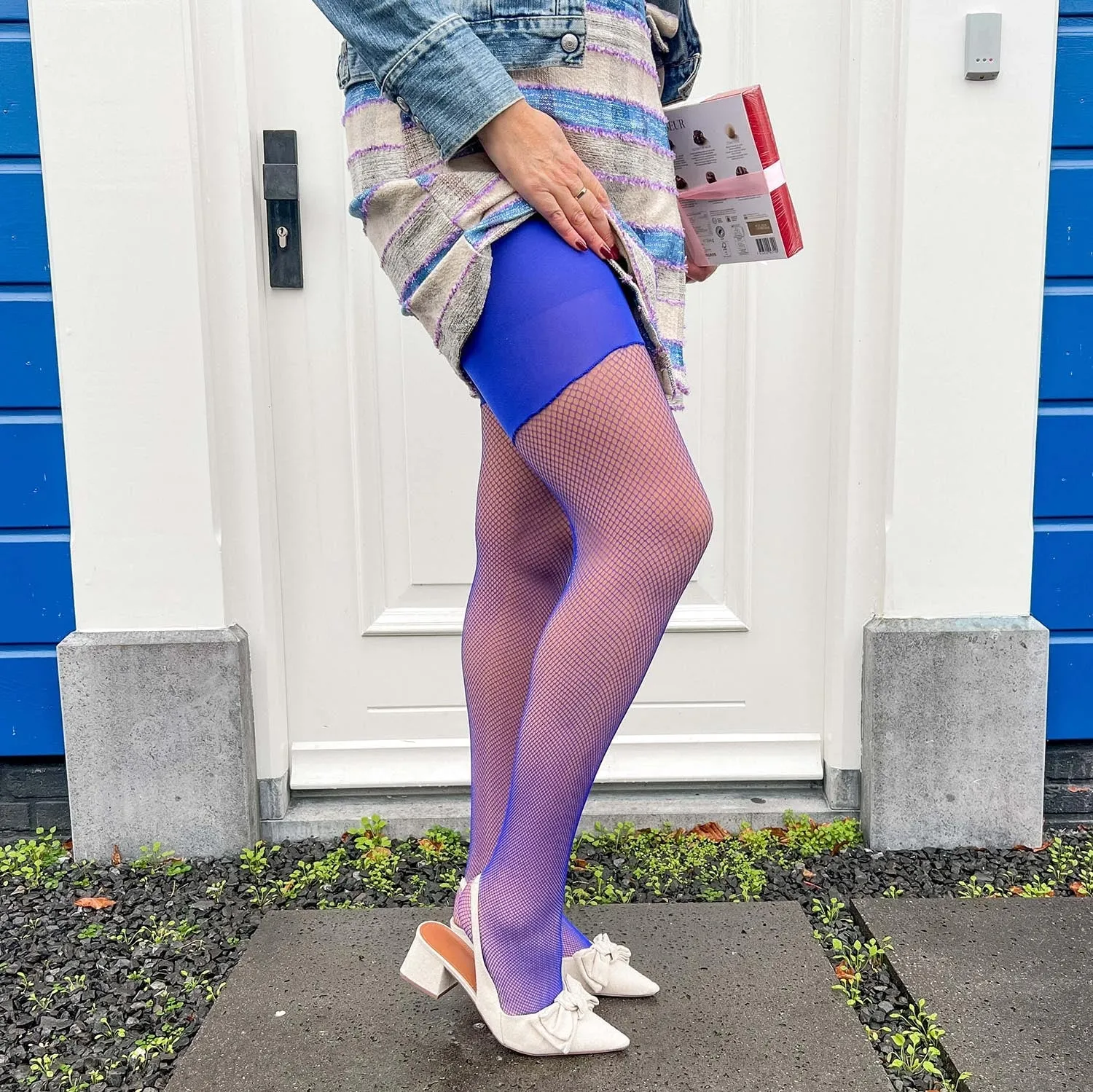 Thighs the Limit Fishnets - Arabesque