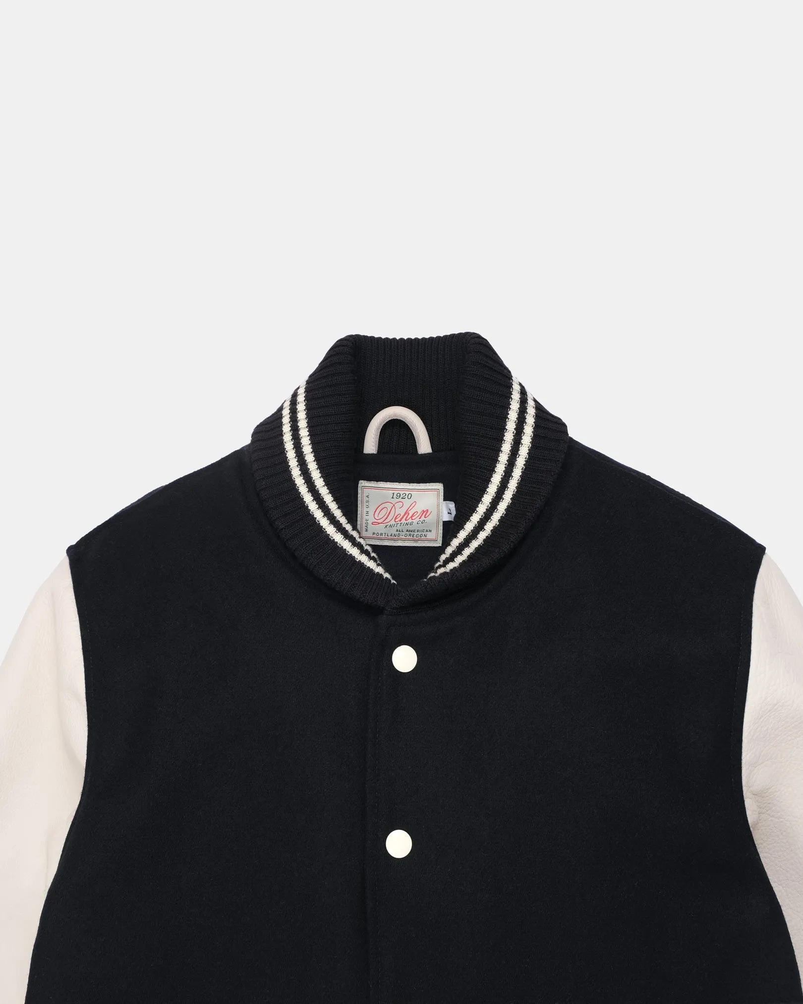 Varsity Jacket - Black / Milk