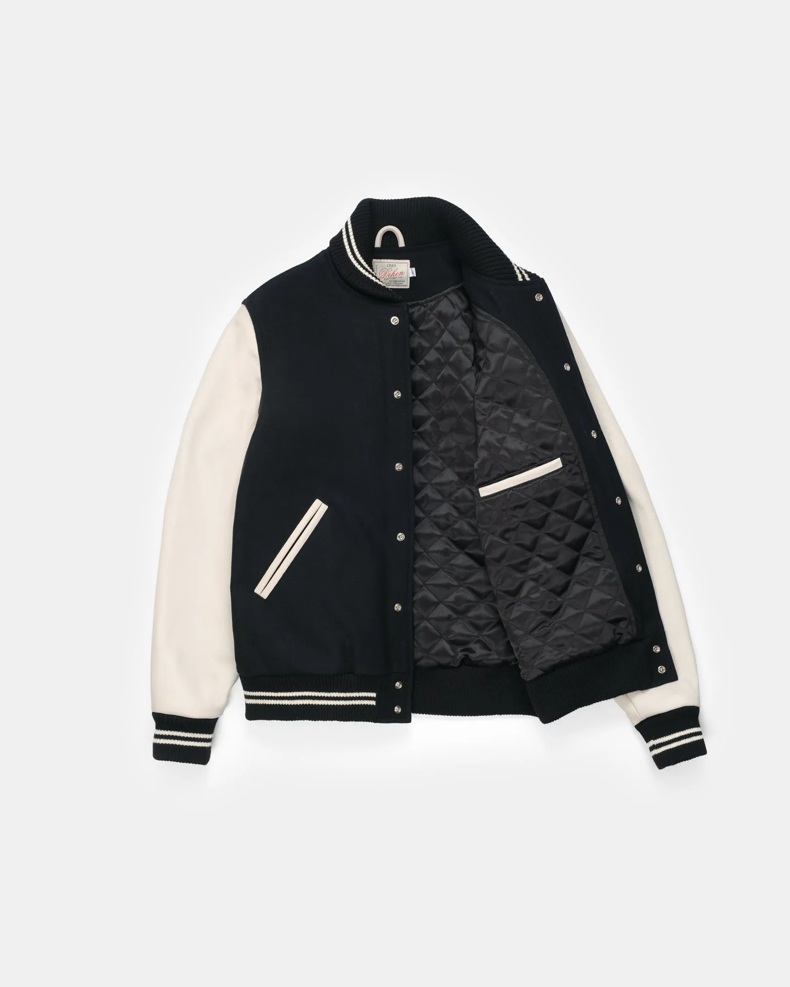 Varsity Jacket - Black / Milk
