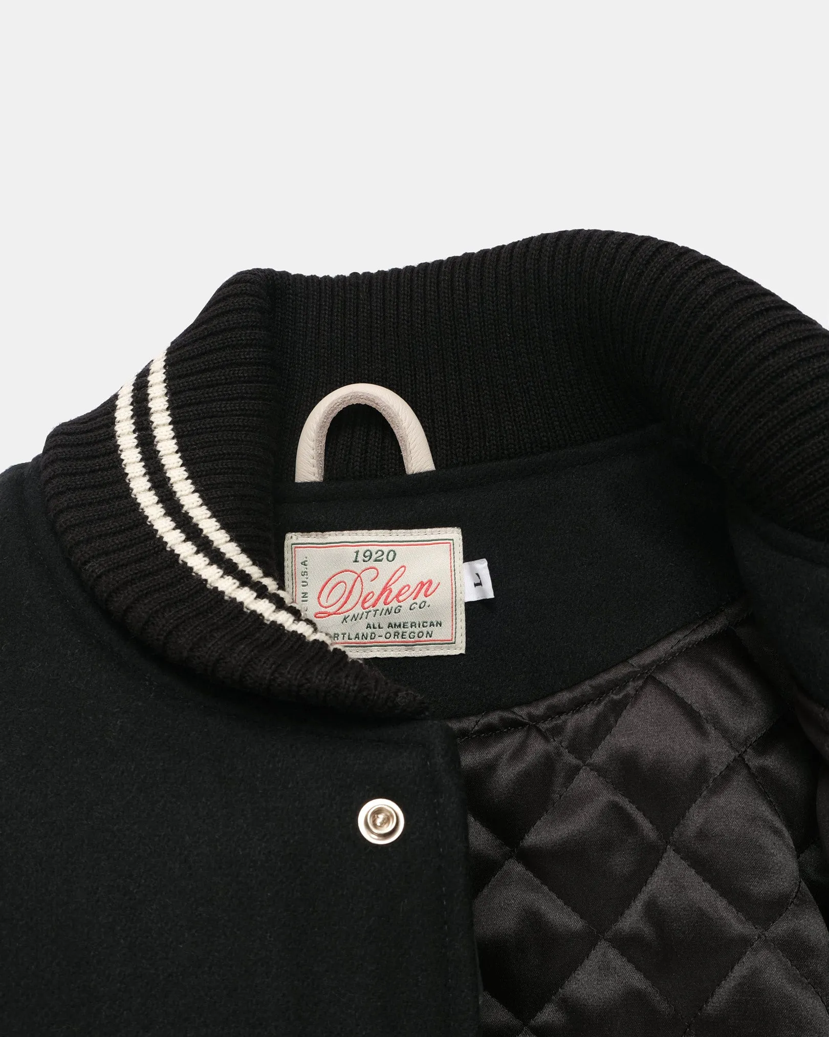 Varsity Jacket - Black / Milk