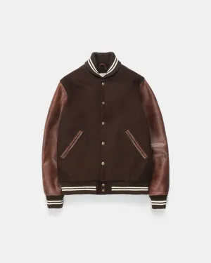Varsity Jacket - Brown / Antique Brandy