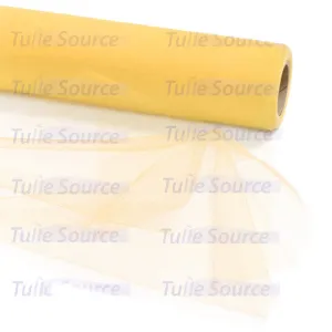Vel Gold Tulle Fabric