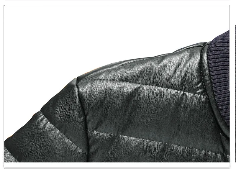 West Louis™ Designer Winter Warm Leather Jacket