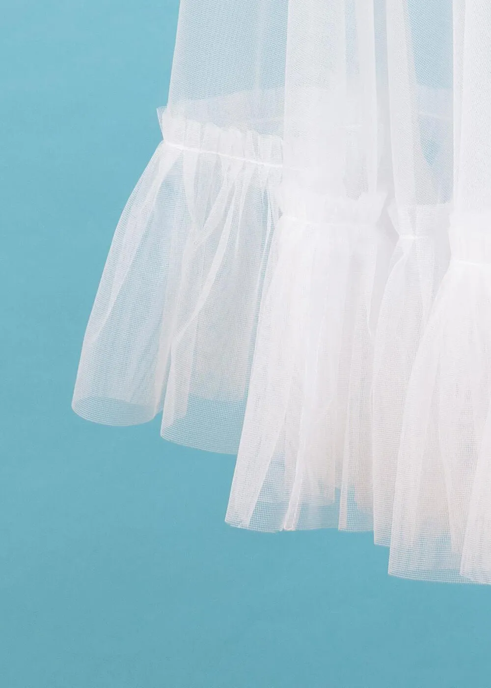 What Katie Did Sandra Frilly 50's Petticoat White