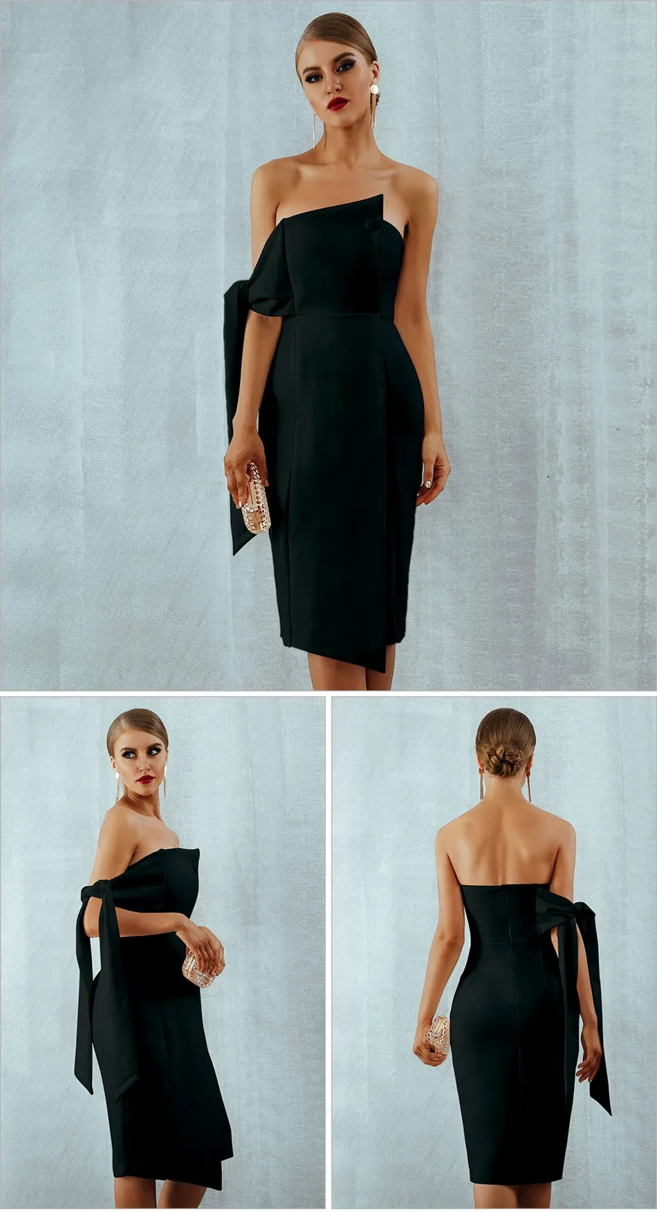 White Celebrity Party Dress Women New Summer Arrival Casual One Shoulder Elegant Button Tassels Club Dresses Vestidos