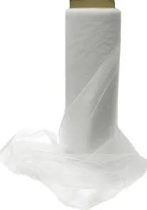 White Tulle Fabric