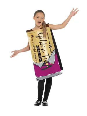 Winning Wonka Bar Roald Dahl Children's Costume