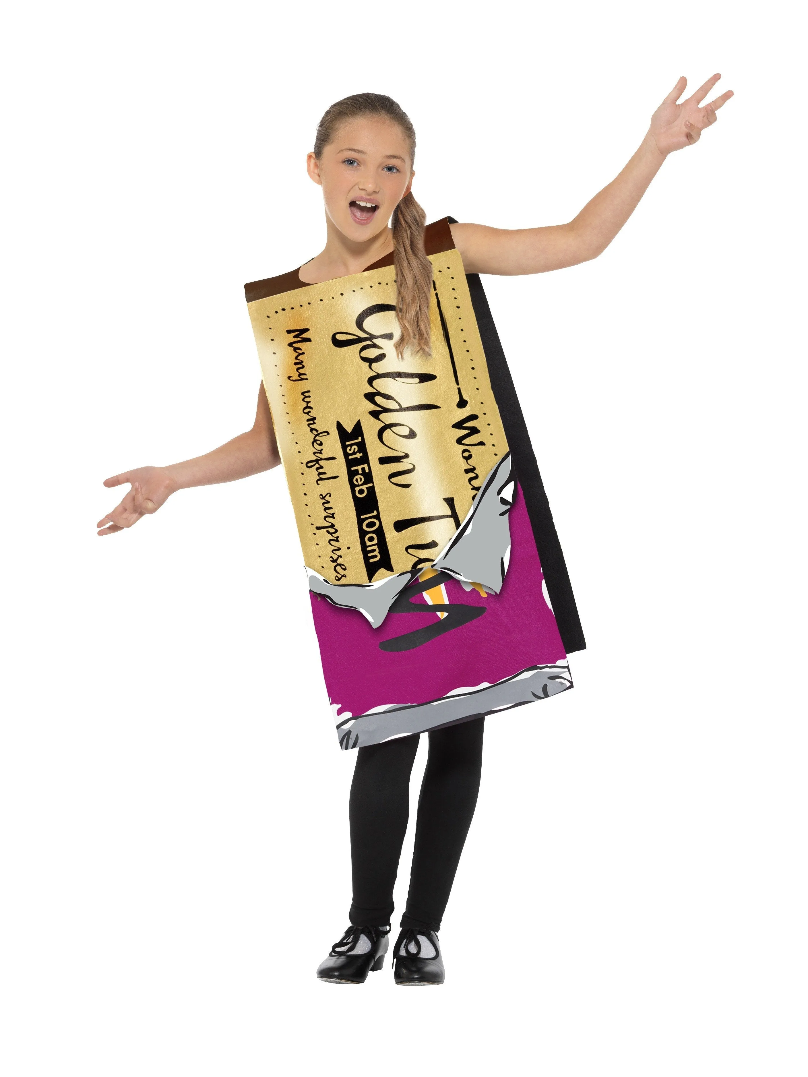 Winning Wonka Bar Roald Dahl Children's Costume