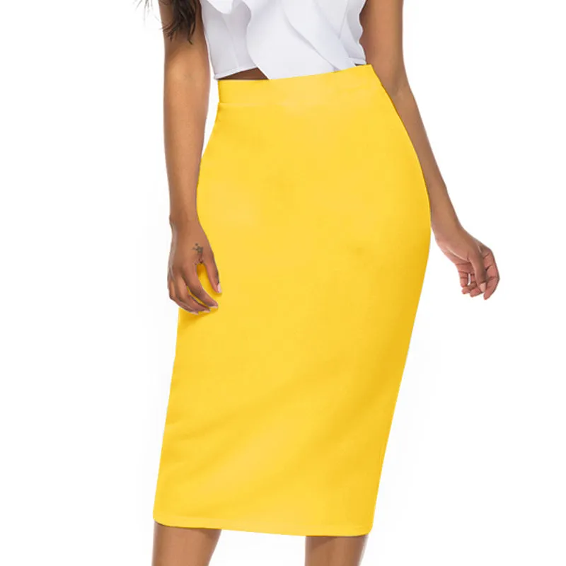 Women's Ruffled Hip Skirt