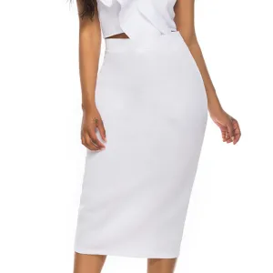 Women's Ruffled Hip Skirt
