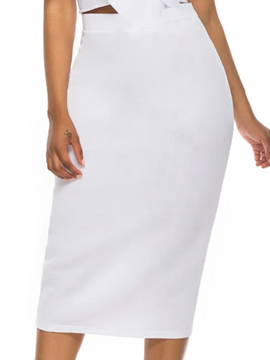 Women's Ruffled Hip Skirt
