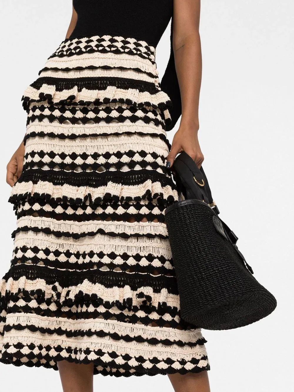ZIMMERMANN
Anneke crochet midi skirt